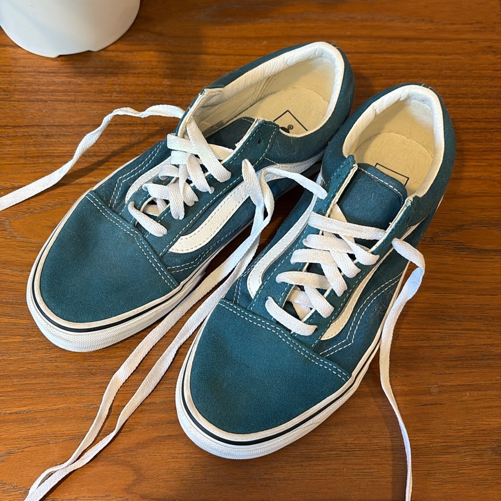 Vans old skool 7.5 women’s - Deep Teal